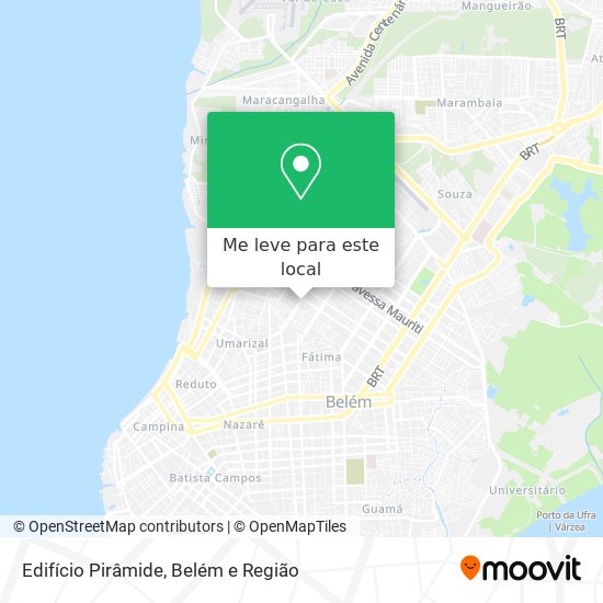 Edifício Pirâmide mapa