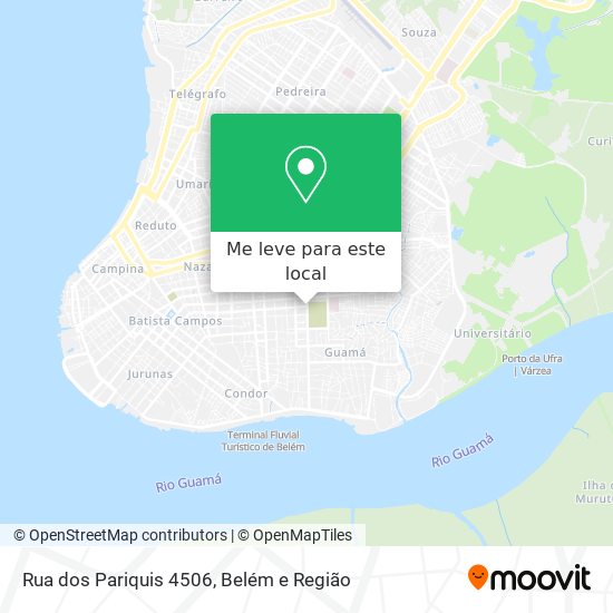 Rua dos Pariquis 4506 mapa