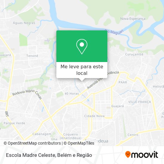 Escola Madre Celeste mapa