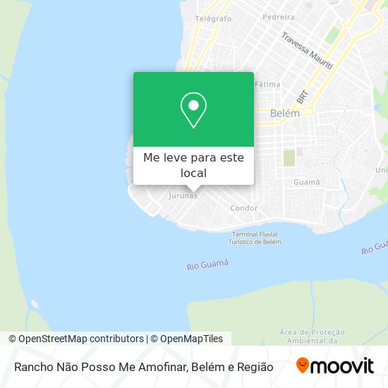 Rancho Não Posso Me Amofinar mapa
