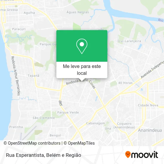 Rua Esperantista mapa