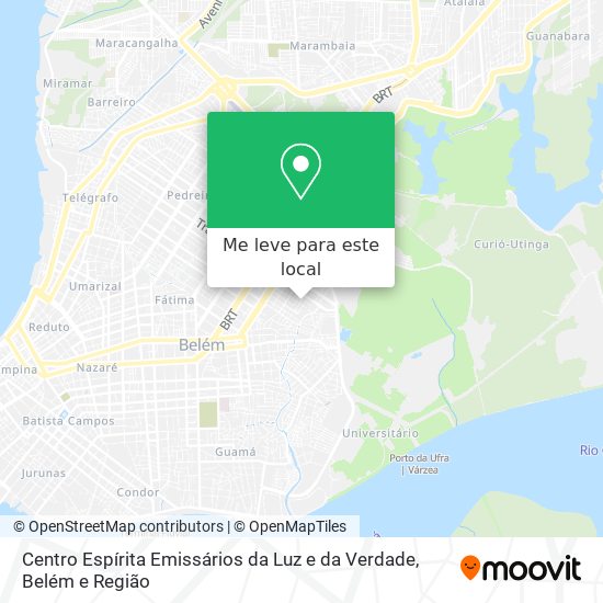 Centro Espírita Emissários da Luz e da Verdade mapa