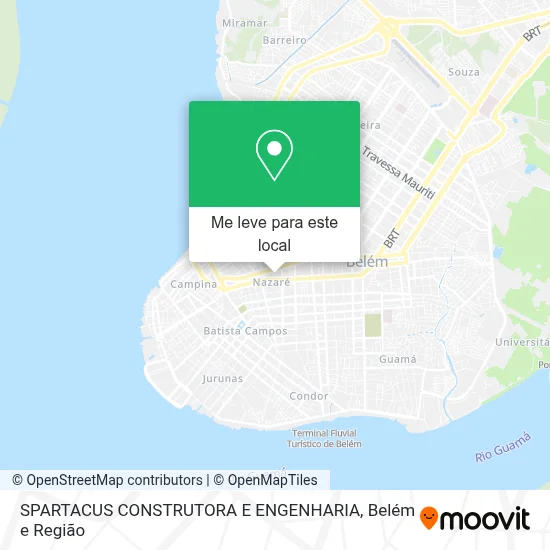 SPARTACUS CONSTRUTORA E ENGENHARIA mapa