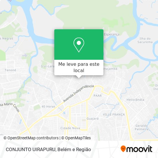 CONJUNTO UIRAPURU mapa