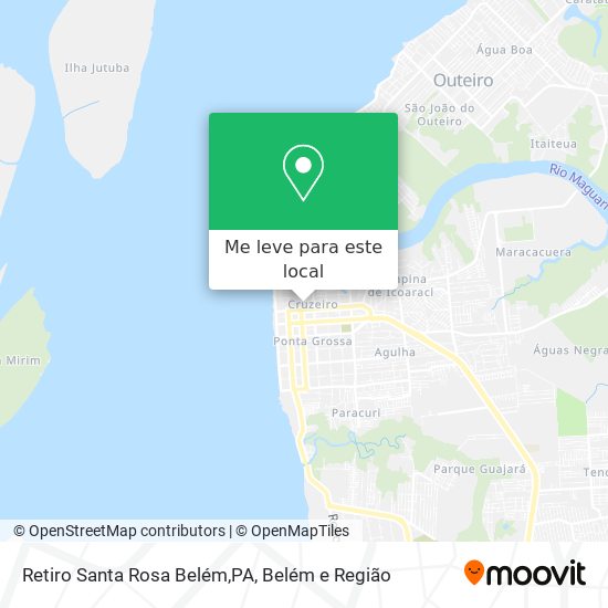 Retiro Santa Rosa
Belém,PA mapa