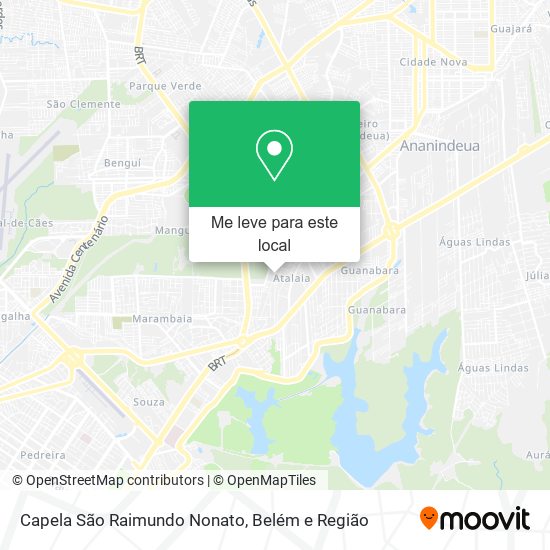 Capela São Raimundo Nonato mapa