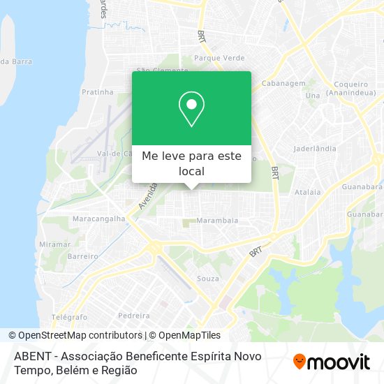 ABENT - Associação Beneficente Espírita Novo Tempo mapa