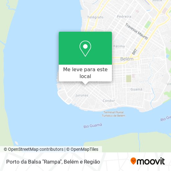 Porto da Balsa "Rampa" mapa