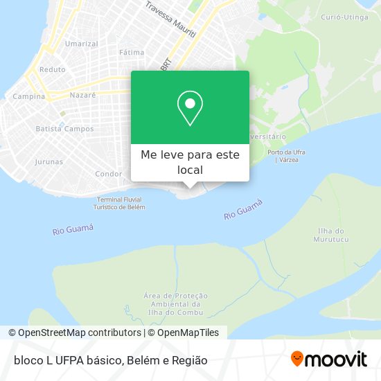 bloco L UFPA básico mapa