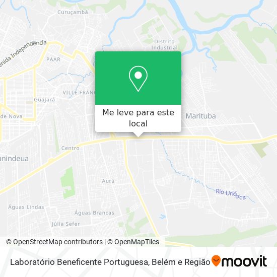 Laboratório Beneficente Portuguesa mapa