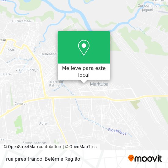 rua pires franco mapa