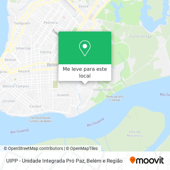 UIPP - Unidade Integrada Pró Paz mapa