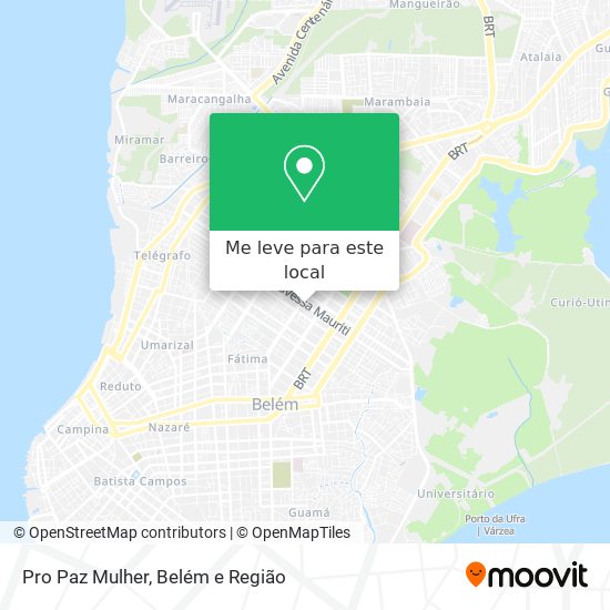 Pro Paz Mulher mapa