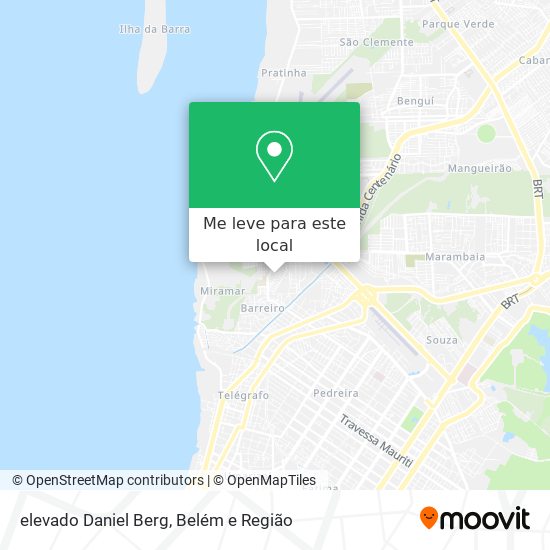 elevado Daniel Berg mapa