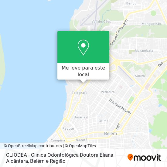 CLIODEA - Clinica Odontológica Doutora Eliana Alcântara mapa