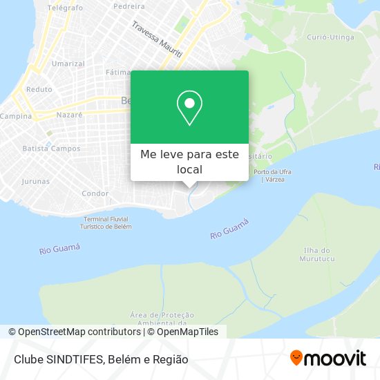 Clube SINDTIFES mapa