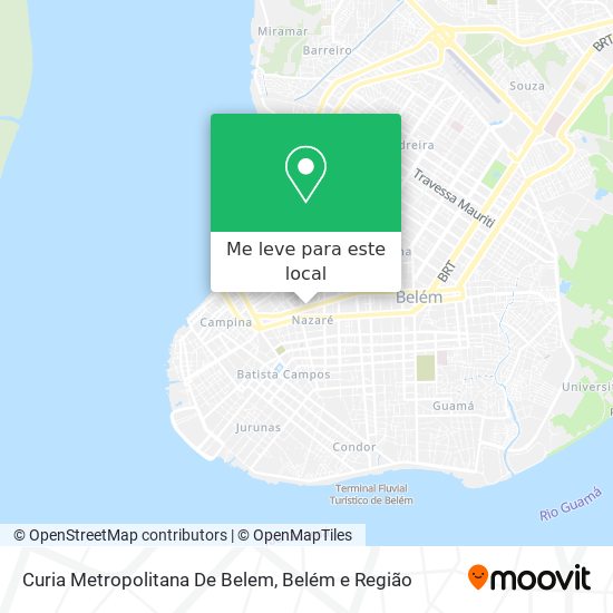 Curia Metropolitana De Belem mapa