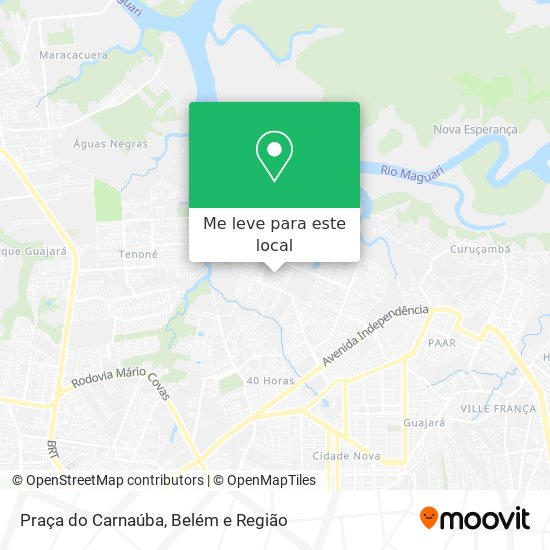 Praça do Carnaúba mapa
