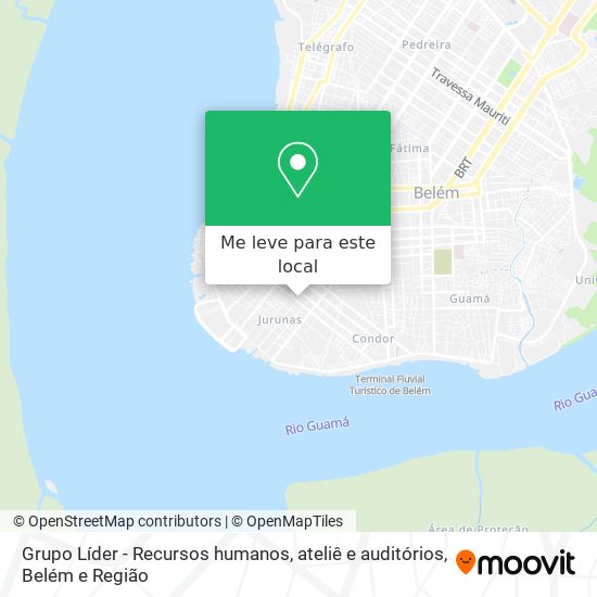 Grupo Líder - Recursos humanos, ateliê e auditórios mapa