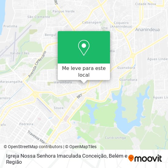 Igreja Nossa Senhora Imaculada Conceição mapa