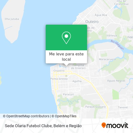 Sede Olaria Futebol Clube mapa