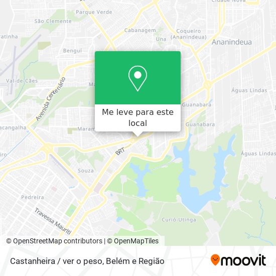 Castanheira / ver o peso mapa