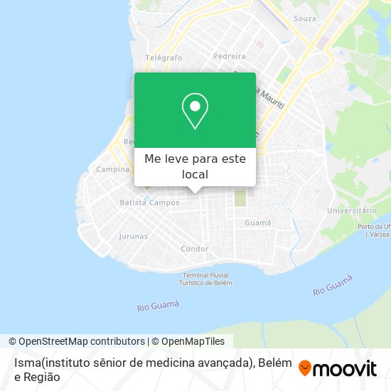 Isma(instituto sênior de medicina avançada) mapa