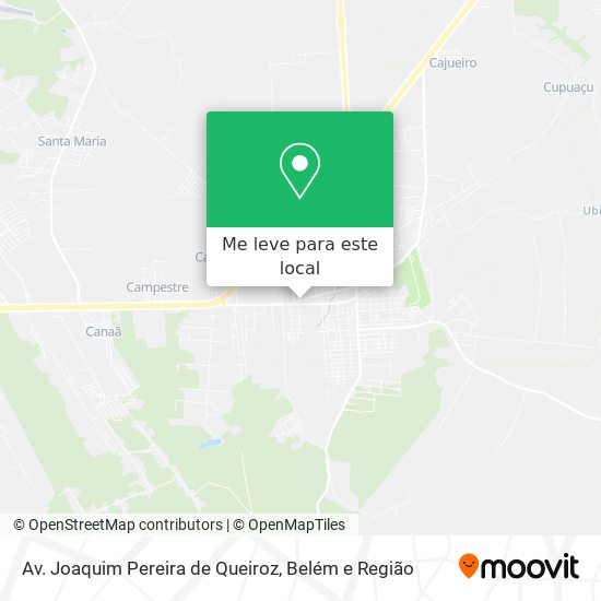 Av. Joaquim Pereira de Queiroz mapa