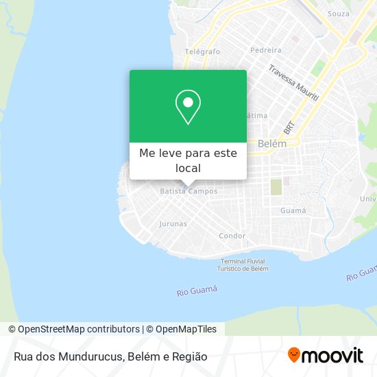 Rua dos Mundurucus mapa