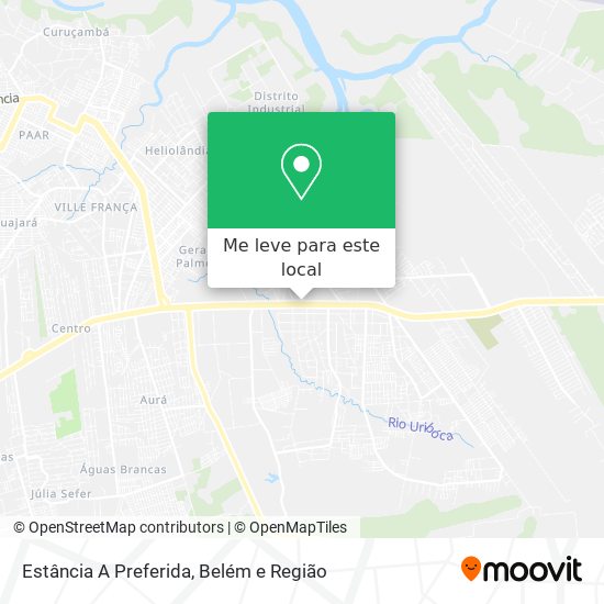 Estância A Preferida mapa