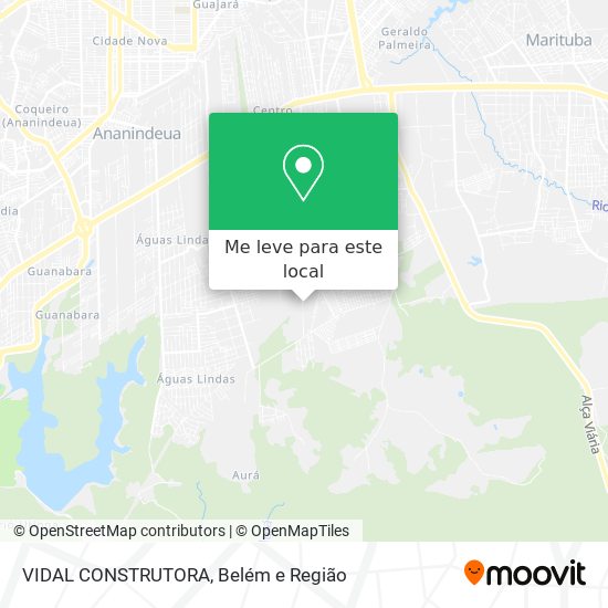 VIDAL CONSTRUTORA mapa