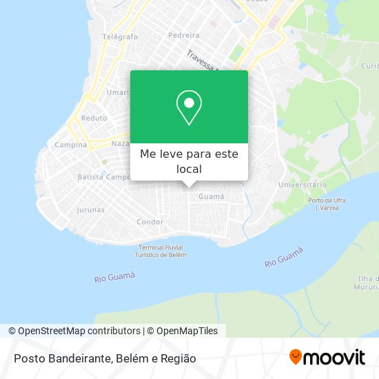 Posto Bandeirante mapa