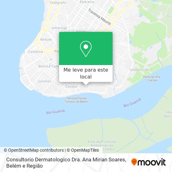 Consultorio Dermatologico Dra. Ana Mirian Soares mapa