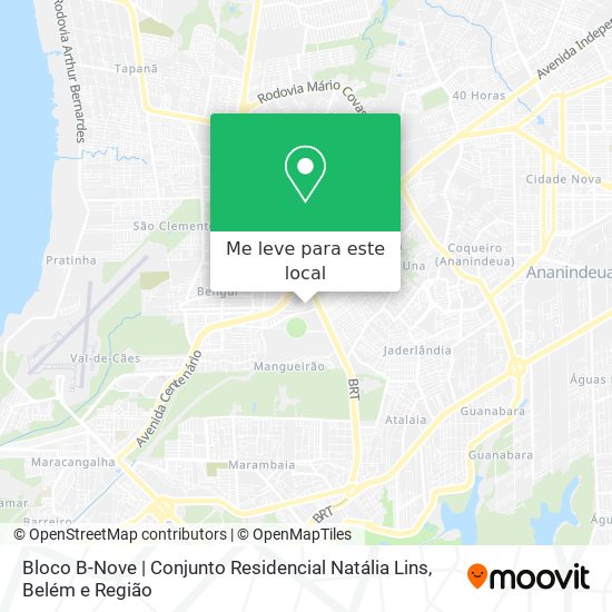 Bloco B-Nove | Conjunto Residencial Natália Lins mapa