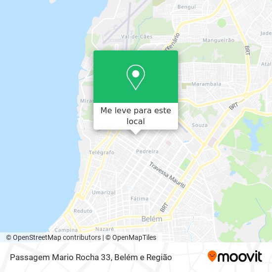 Passagem Mario Rocha 33 mapa