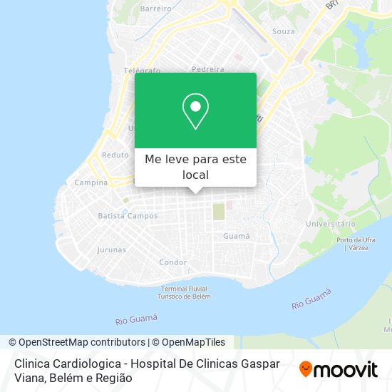 Clinica Cardiologica - Hospital De Clinicas Gaspar Viana mapa