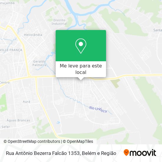 Rua Antônio Bezerra Falcão 1353 mapa