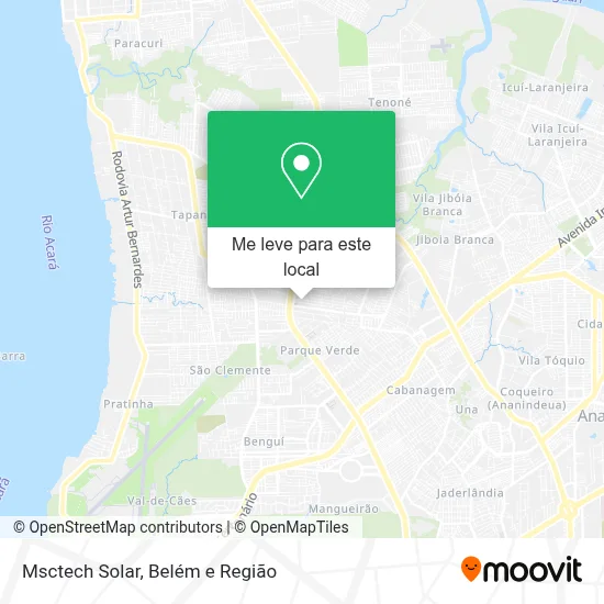 Msctech Solar mapa
