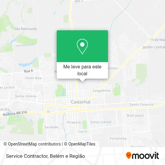 Service Contractor mapa