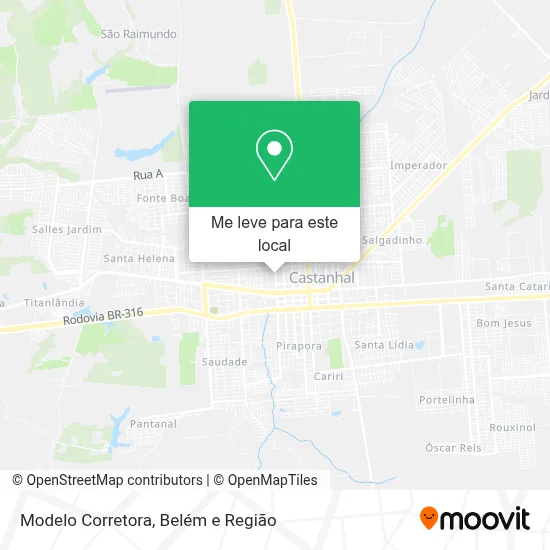 Modelo Corretora mapa
