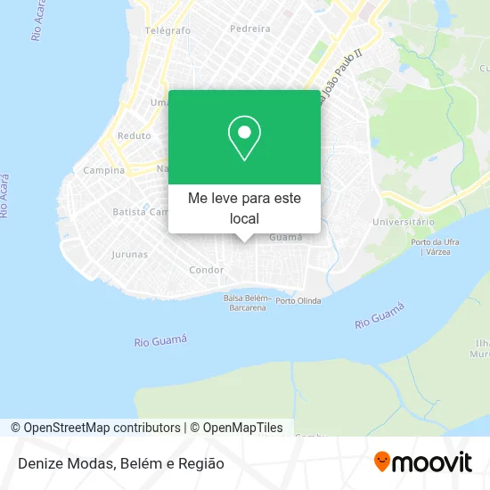 Denize Modas mapa