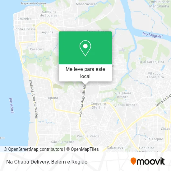 Na Chapa Delivery mapa