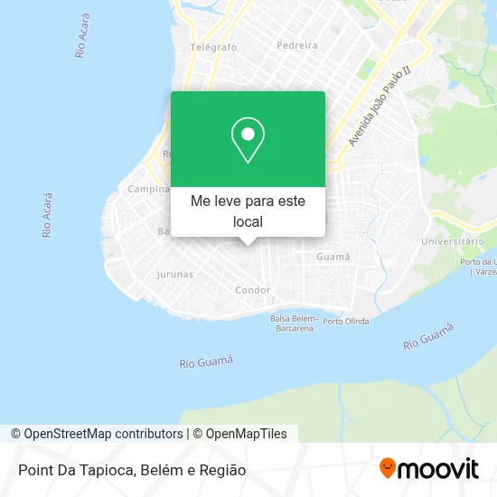 Point Da Tapioca mapa