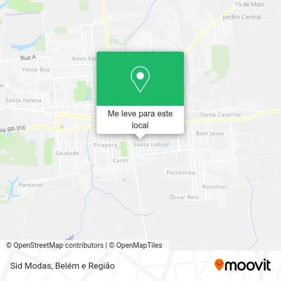 Sid Modas mapa