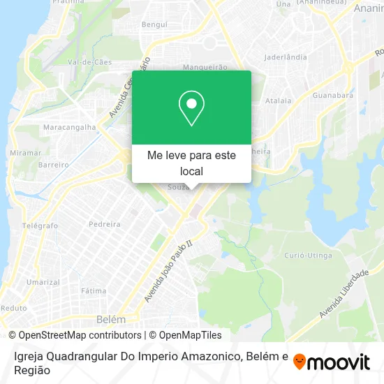Igreja Quadrangular Do Imperio Amazonico mapa