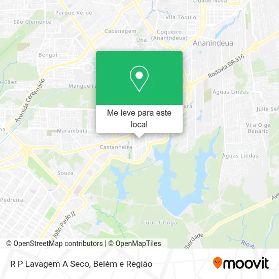 R P Lavagem A Seco mapa