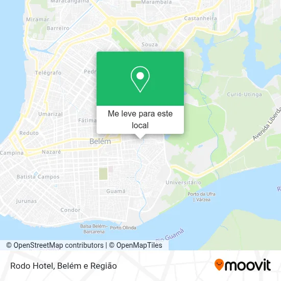 Rodo Hotel mapa