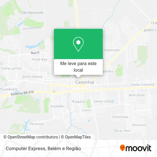 Computer Express mapa