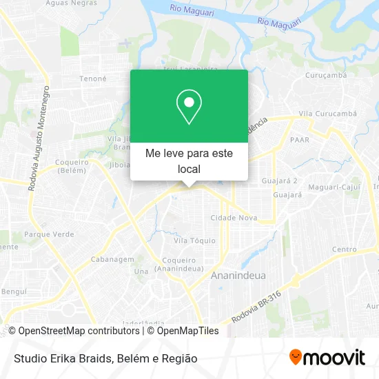 Studio Erika Braids mapa