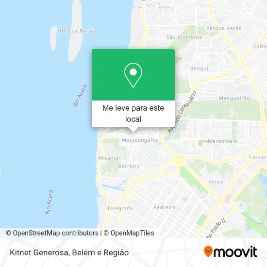Kitnet Generosa mapa